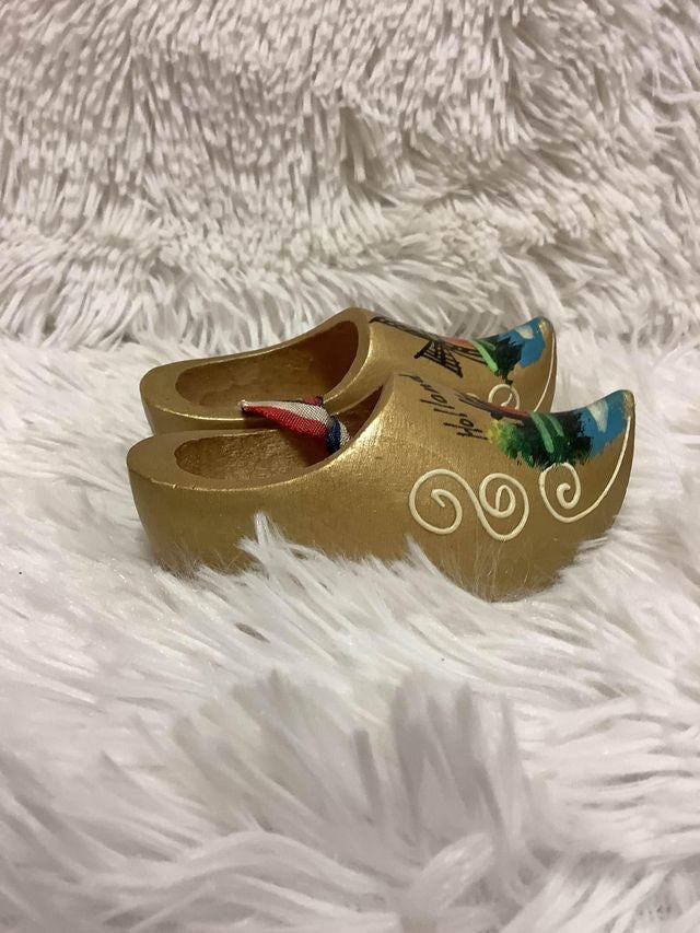 Vintage Clog Holland Wooden Shoe Souvenir image 3