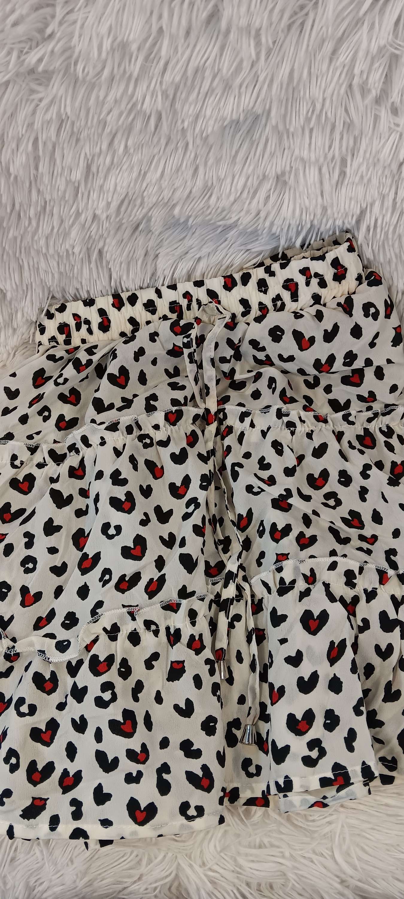 leopard print skirt XL image 0