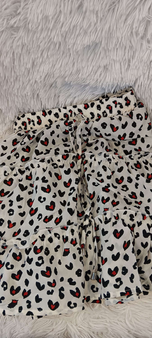 leopard print skirt XL image 0