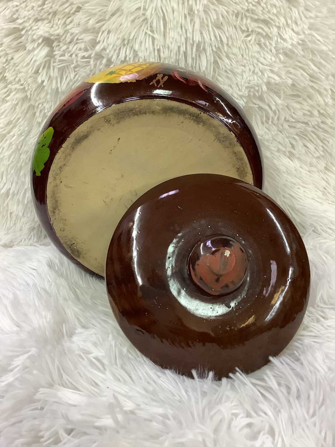 Brown fruit jar image 6