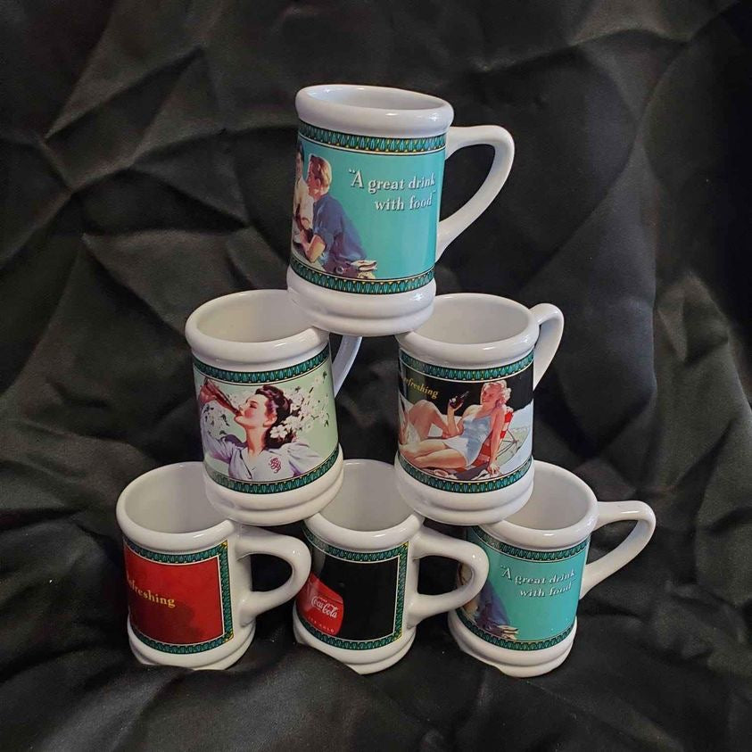 Set of Vintage CocoCola cups image 0