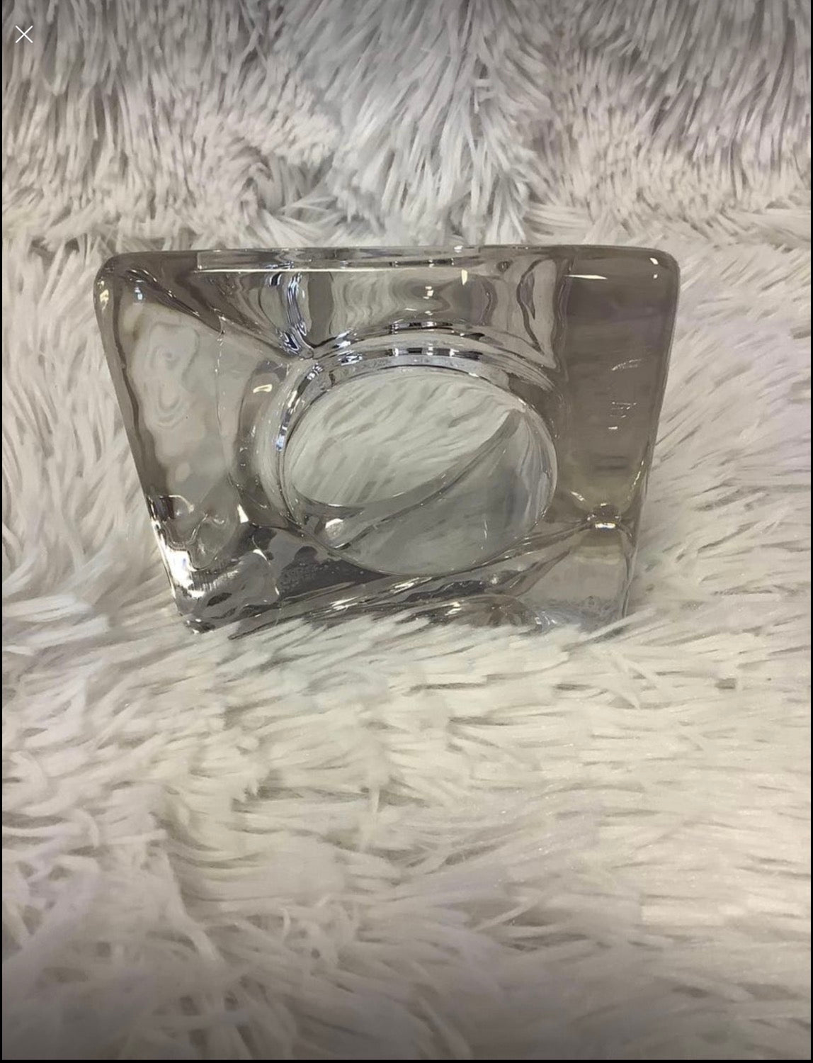 Glass candle holder image 3