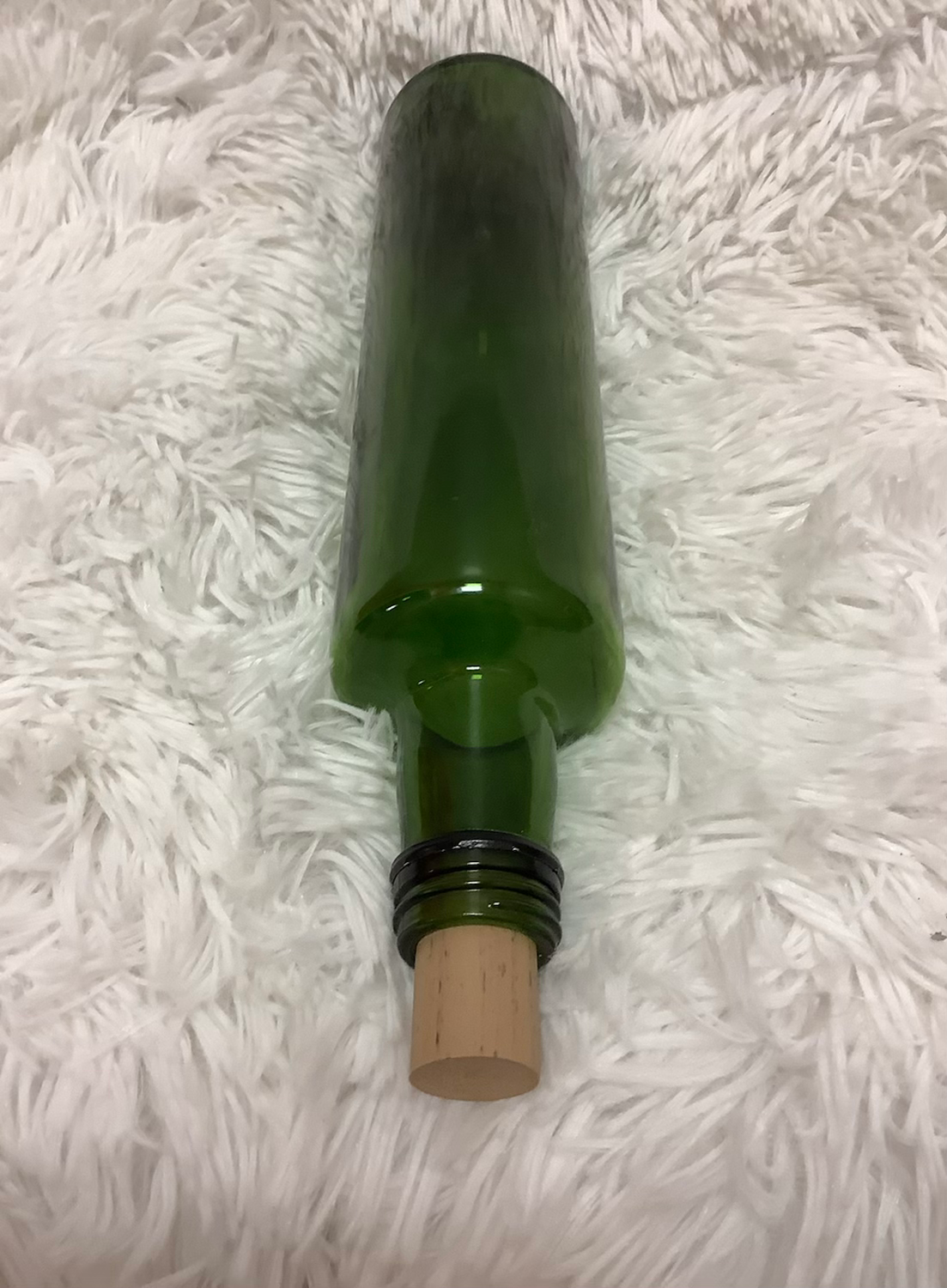 Straight side dark green bottle image 5