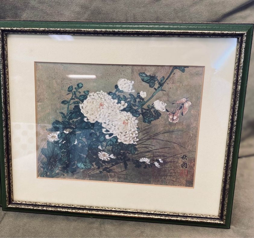 Flower picture set vintage image 1