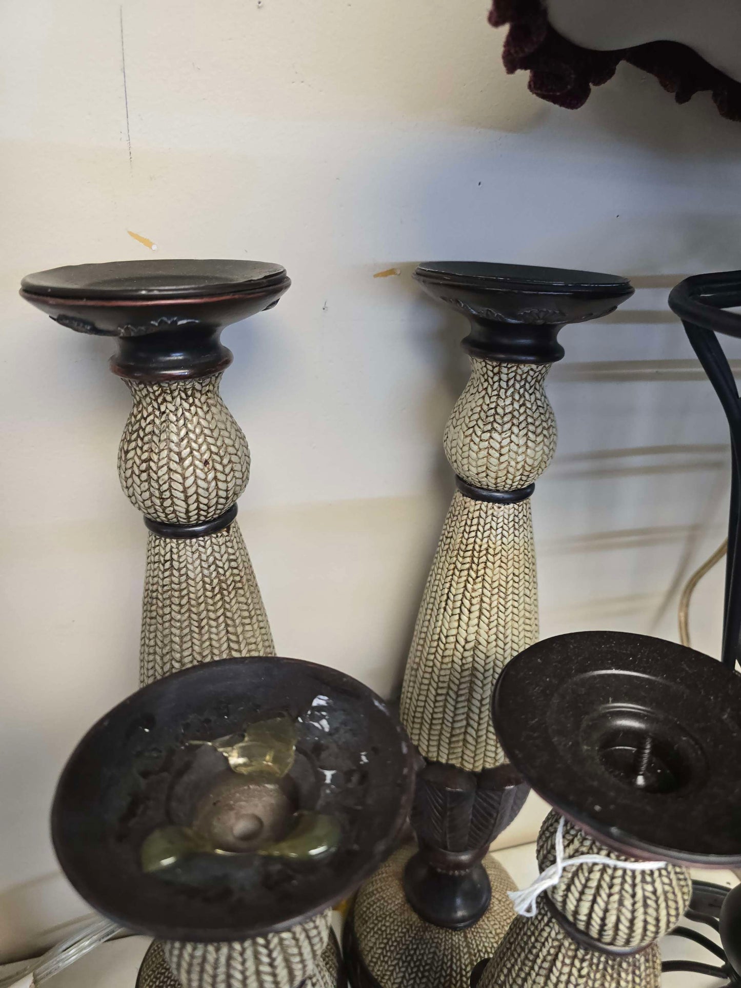 Set of 4 candle holders image 2