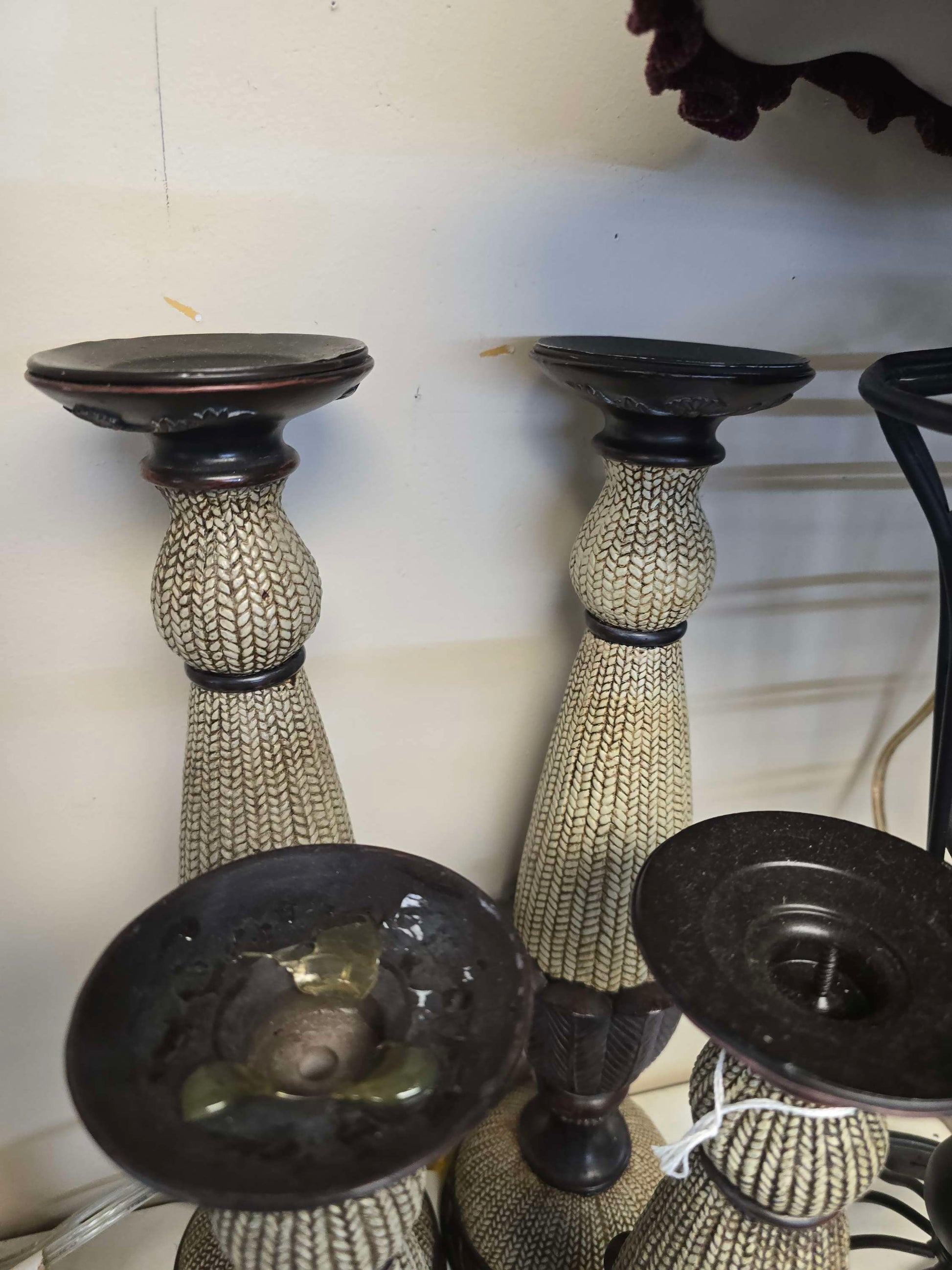 Set of 4 candle holders image 2