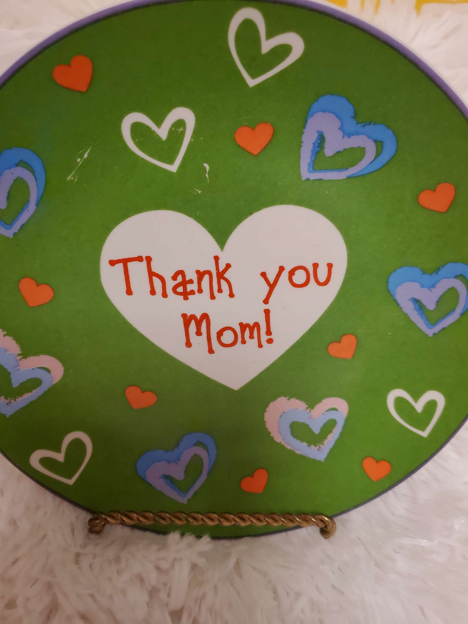 Thank you mom saucer image 2