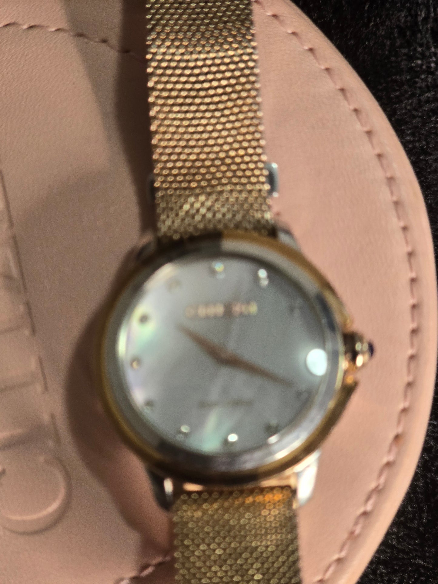 Citizen Eco-Drive Gold-Tone Mesh Watch image 3