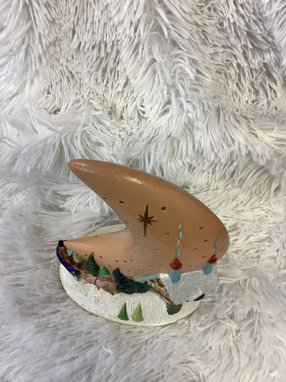 Ceramic Christmas moon light cover image 4