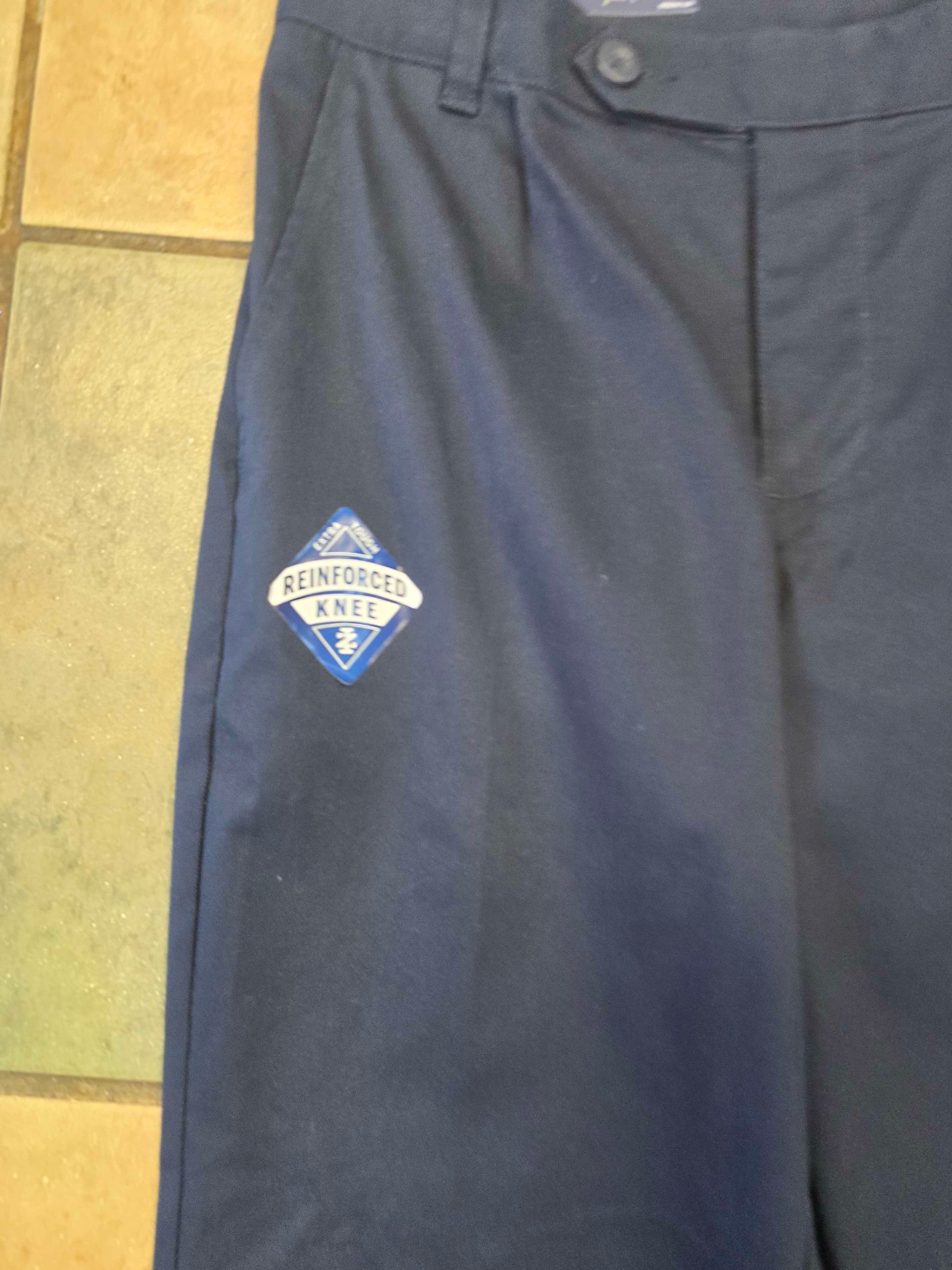 Izod pleated blue stretch pant Size 18 NEW WITH TAG image 3