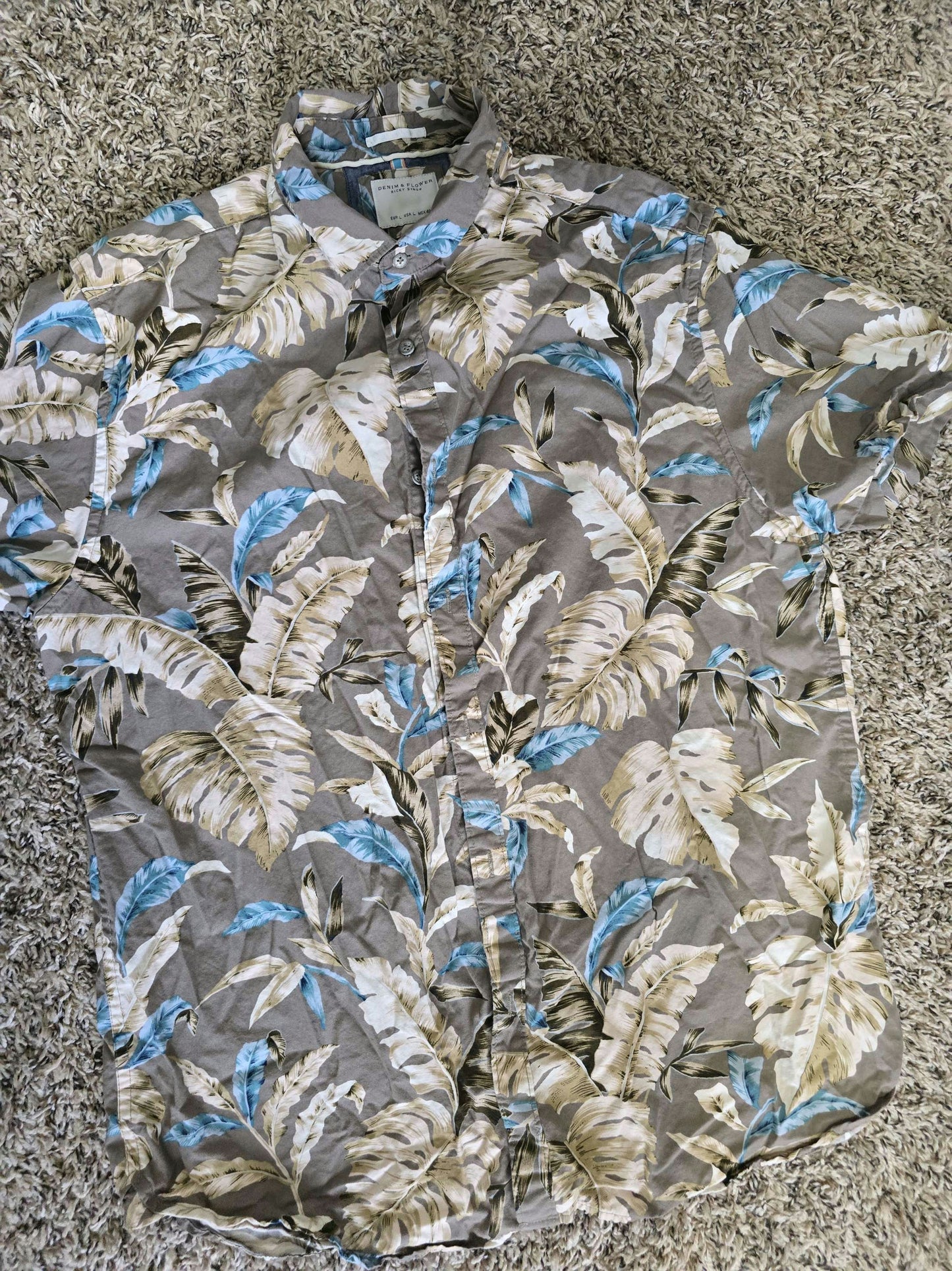 Denim & Flower Ricky Singh Short Sleeve Button Down Shirt image 3