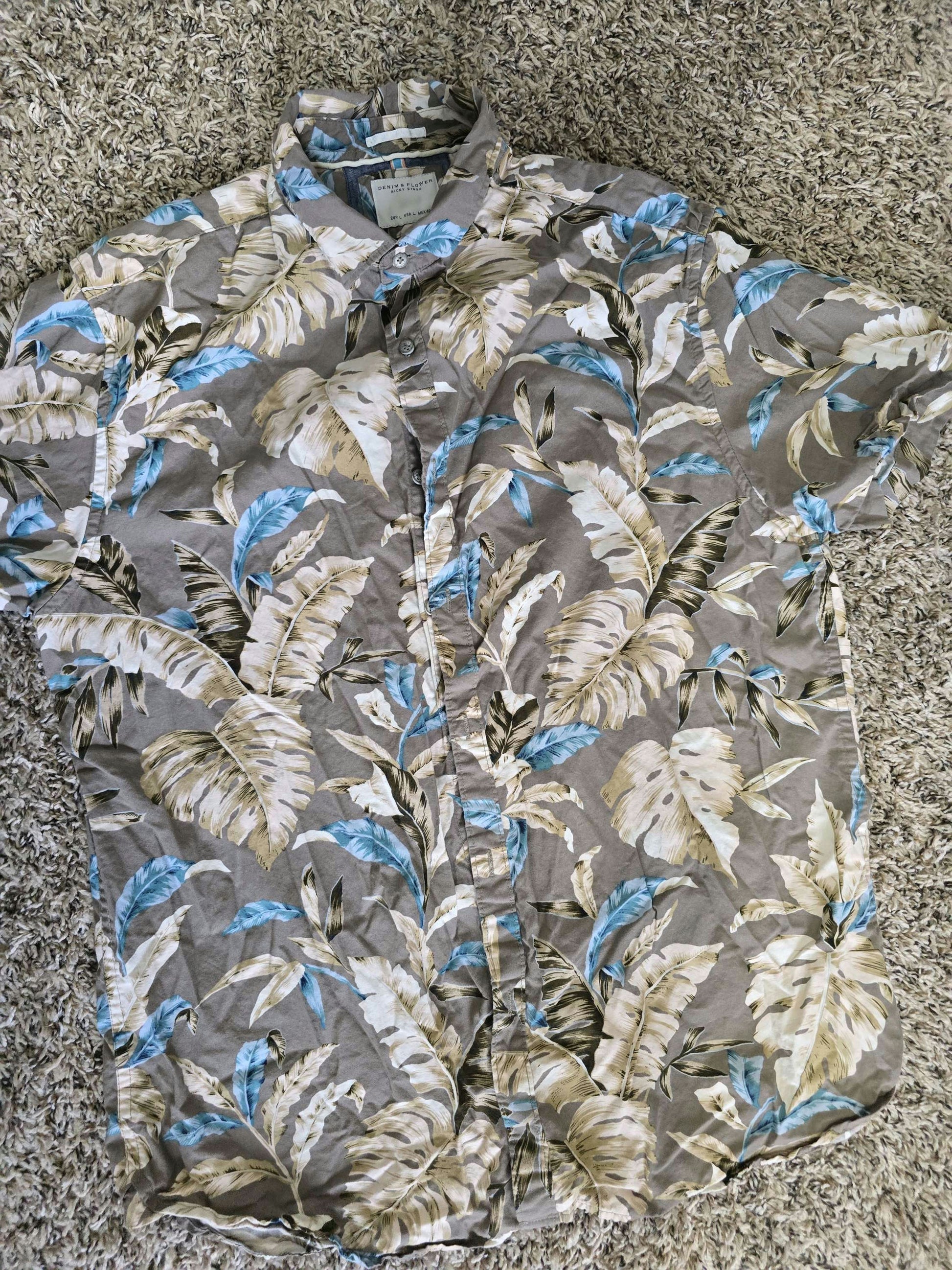 Denim & Flower Ricky Singh Short Sleeve Button Down Shirt image 3