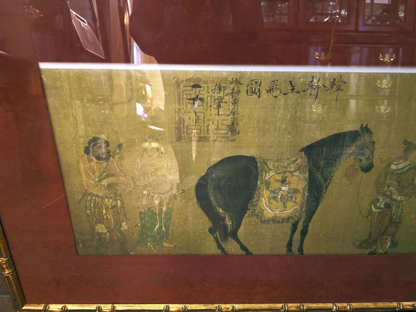 Han Kan horses oriental wall art 21x49 image 3