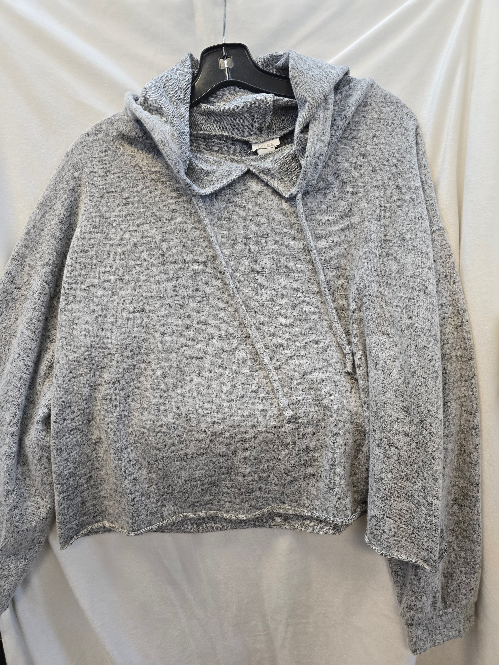 Crop top hoodie sweater 1X image 4