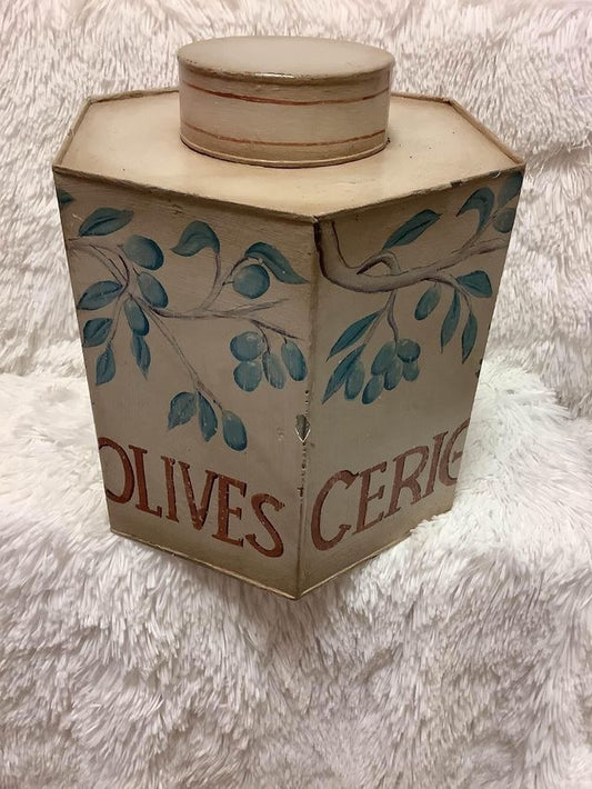 Metal Cerignola Olives Container image 0