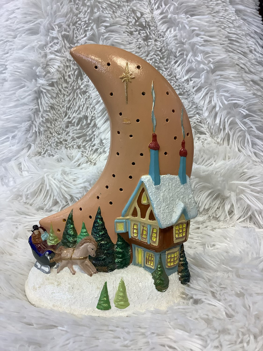 Ceramic Christmas moon light cover image 0