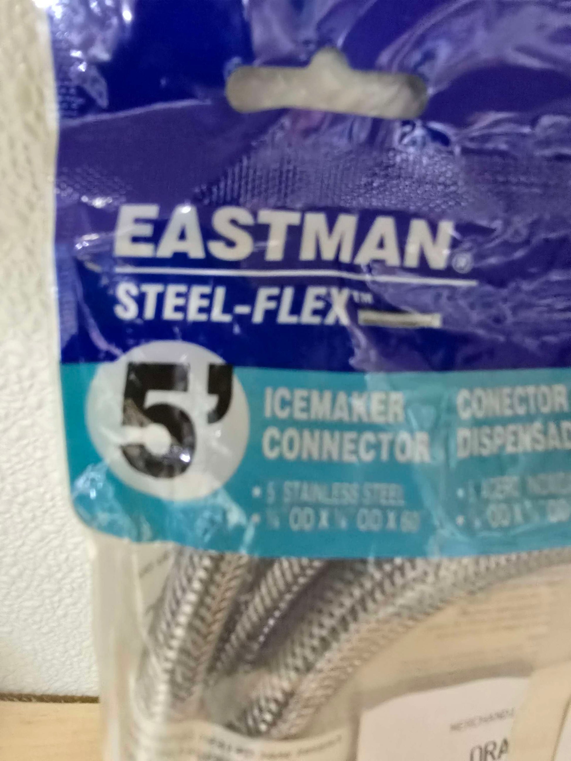 Eastman steel flex 5ft ice maker hose image 1