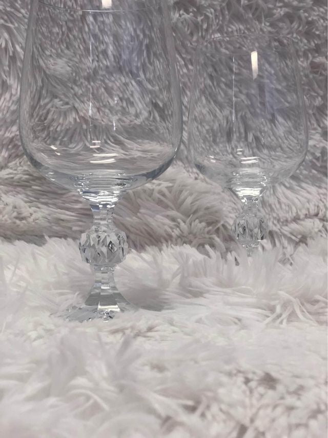 Set of 4 Claudia Bohemian crystal wine glass image 7