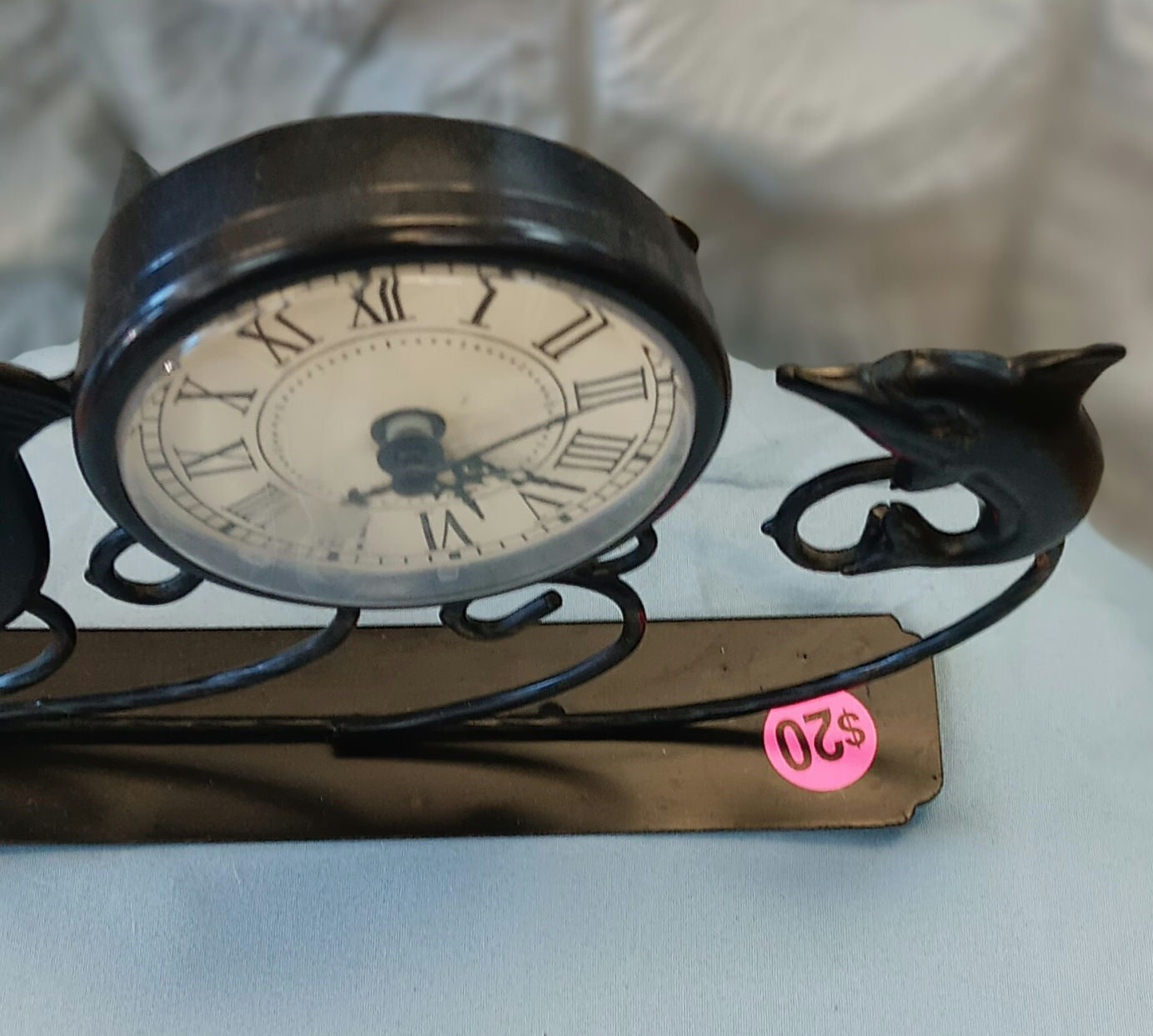 Dolphin clock candle holder 6x8 inches image 2