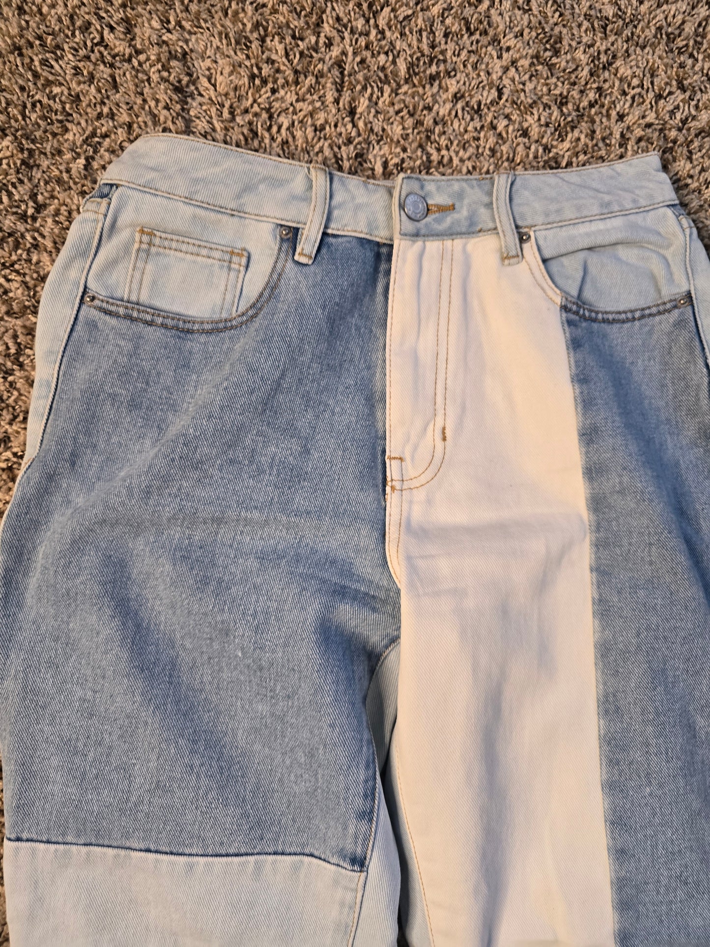 PacSun Patchwork Mom Jeans – Size 26 image 3