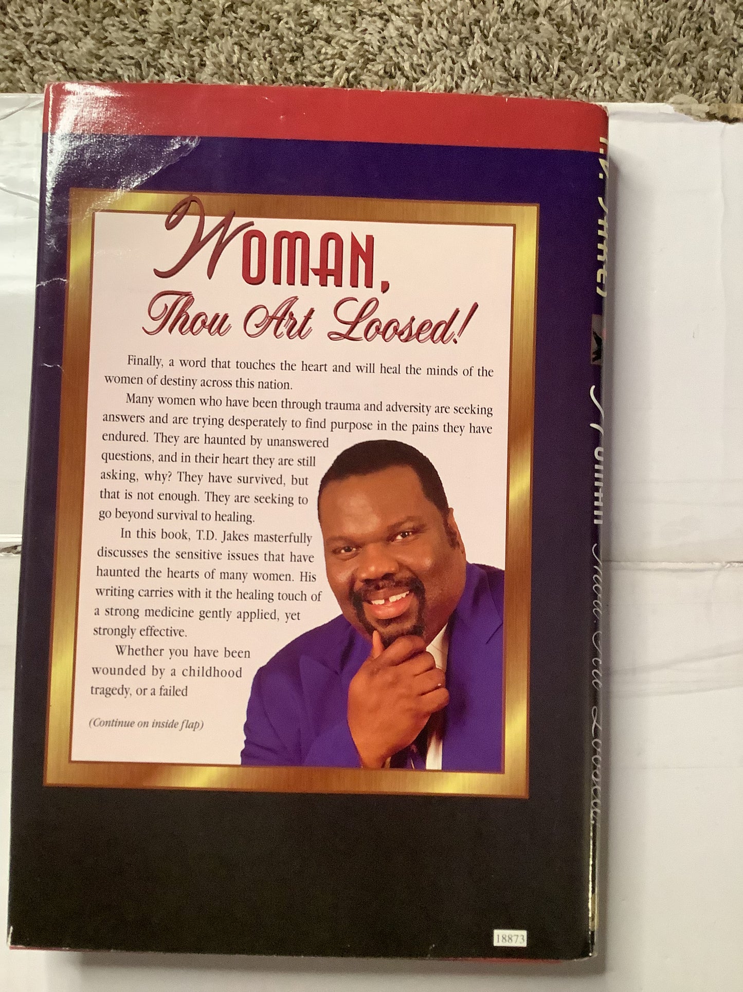 Woman, Thou Art Loosed! by T.D. Jakes – Inspirational Paperback Book image 2