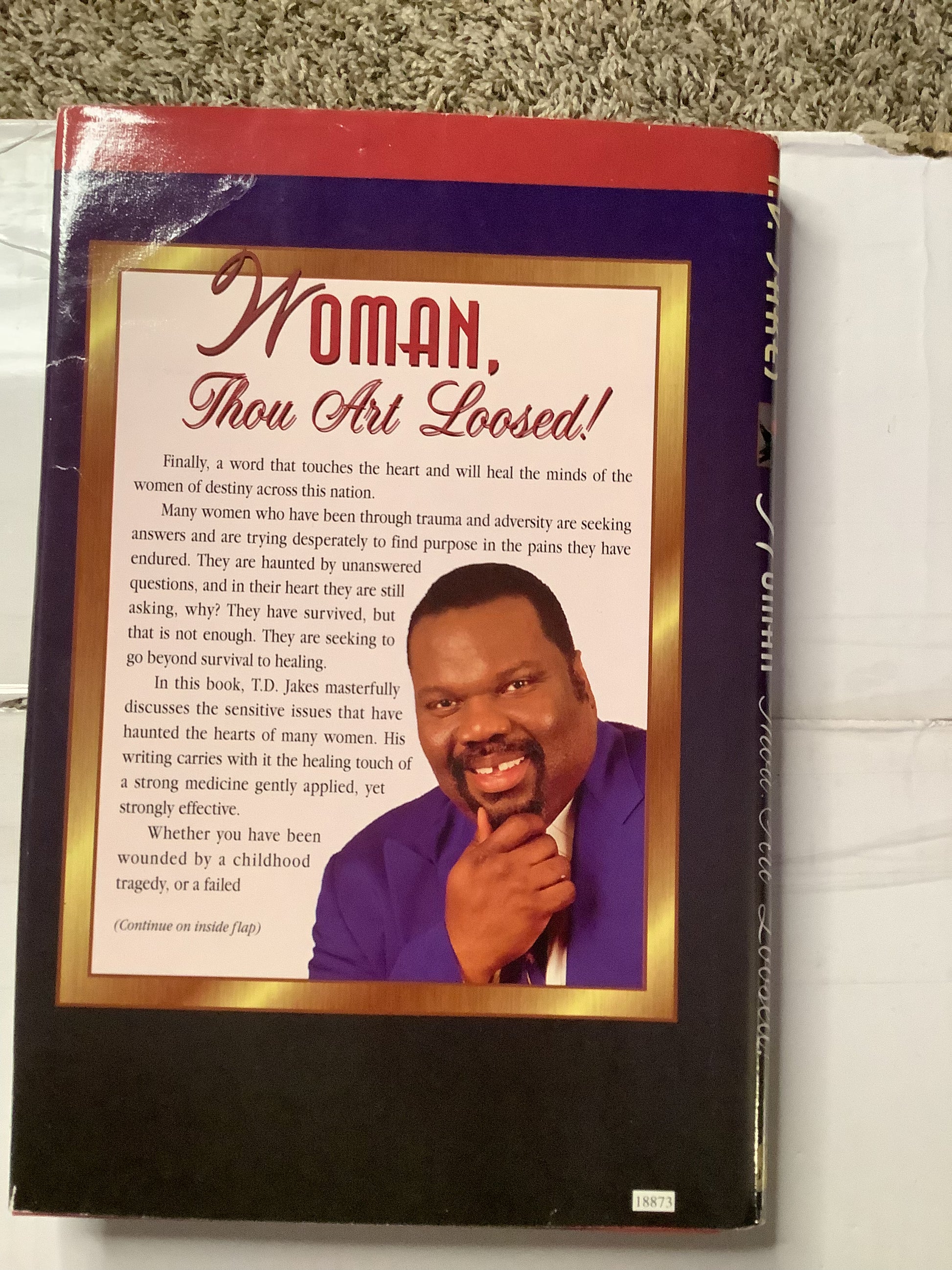 Woman, Thou Art Loosed! by T.D. Jakes – Inspirational Paperback Book image 2