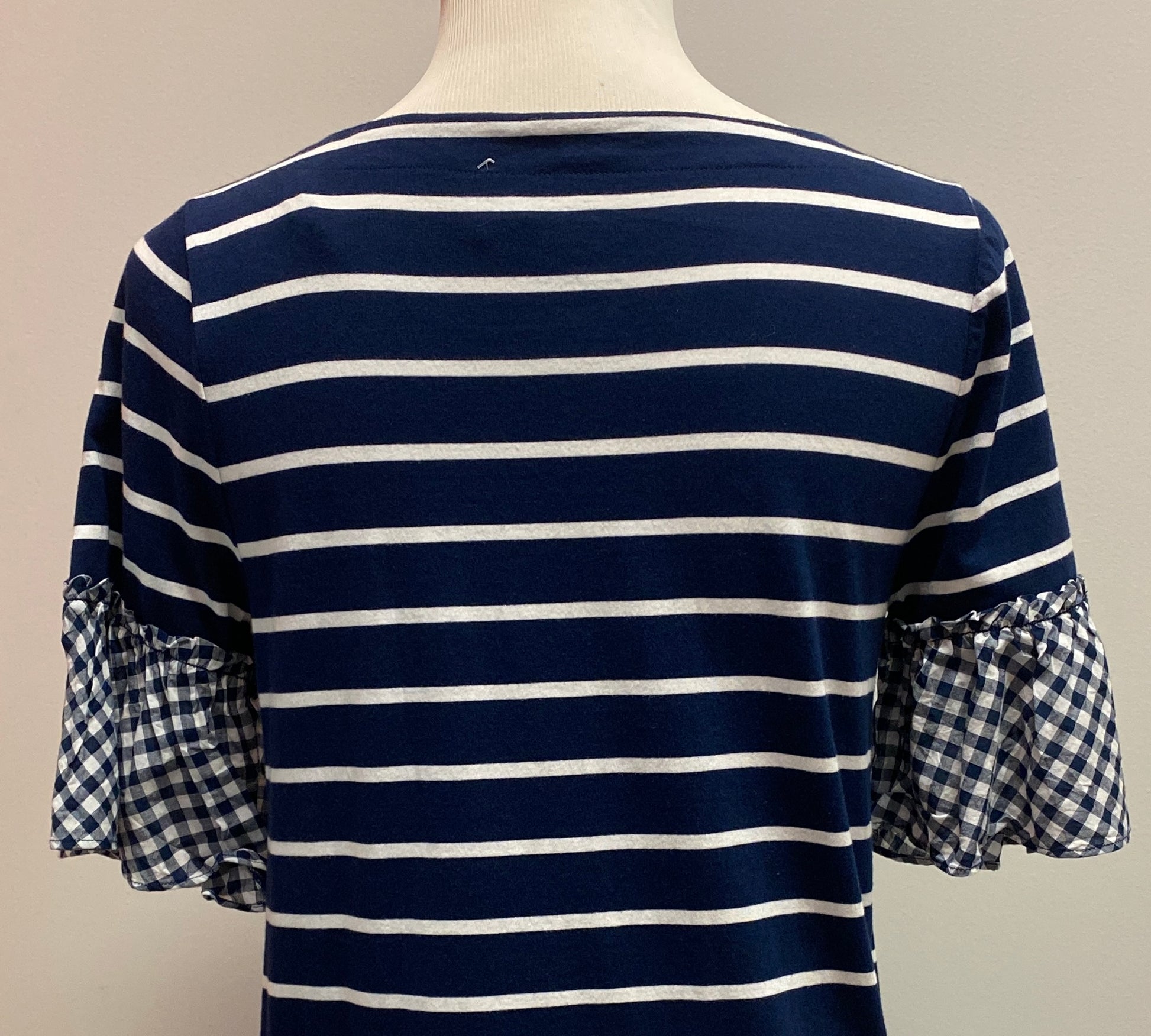 St. John’s Bay Blue Striped Top (M) image 8