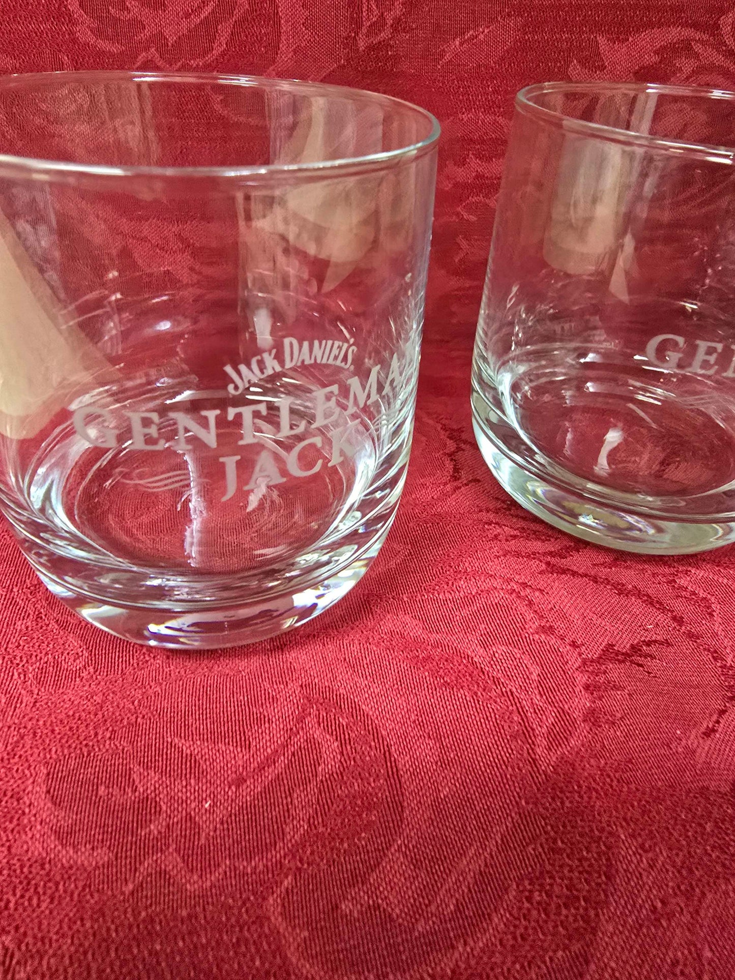 Pair Jack Daniel whiskey glass image 5