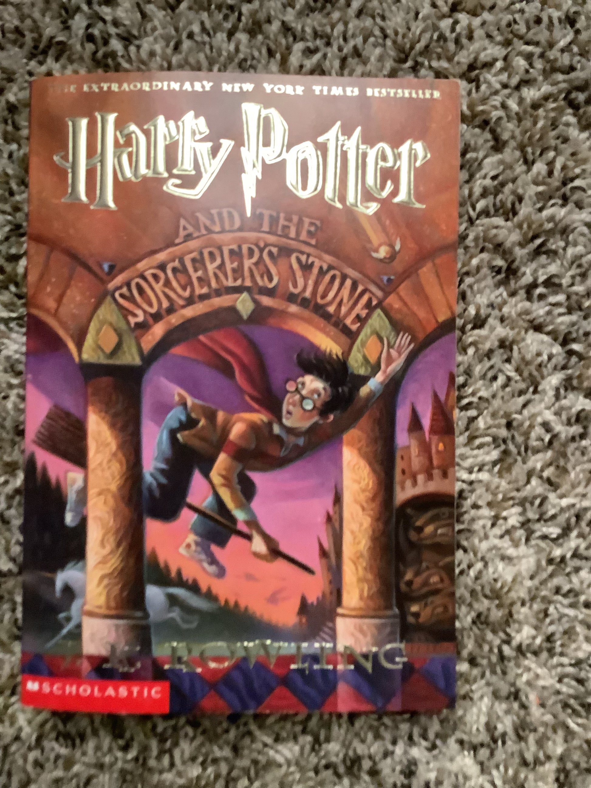 Harry Potter and the Sorcerer’s Stone by J.K. Rowling – Paperback Book image 1