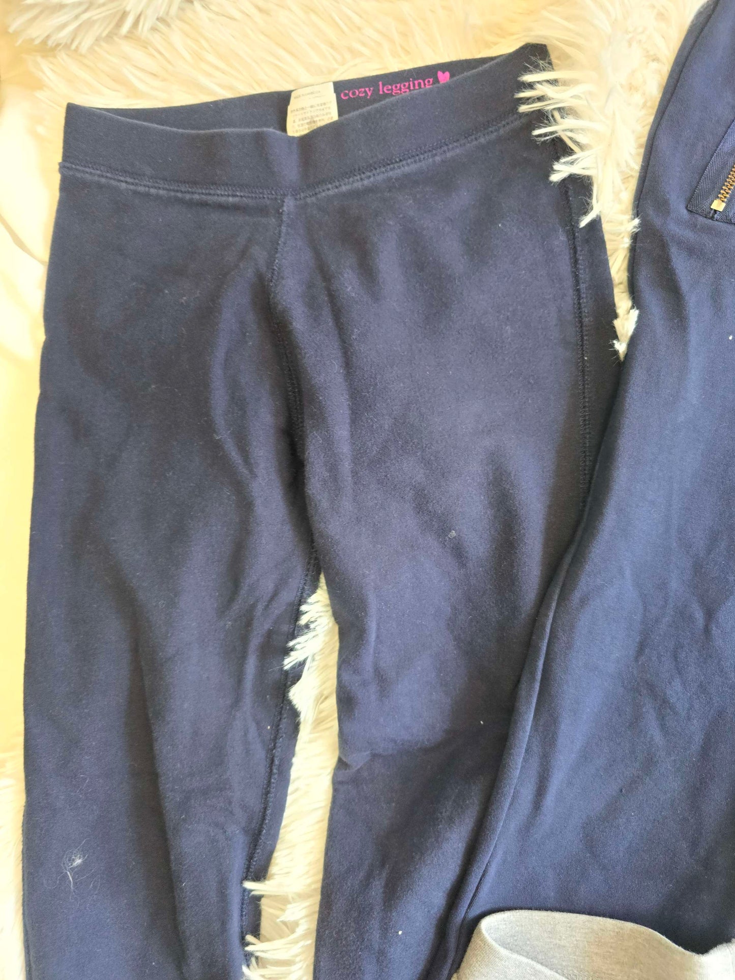 Set of 3 girl size 8 leggings image 8