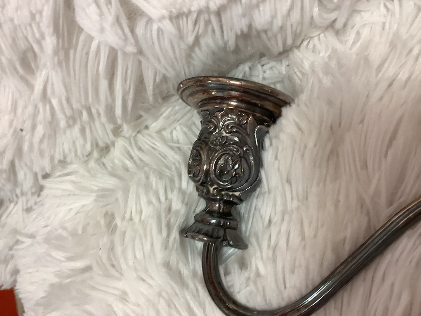 Mid 20th Century Silver Plate Wm. Rogers & Son 3 Arm Candle abrum 1915 image 3