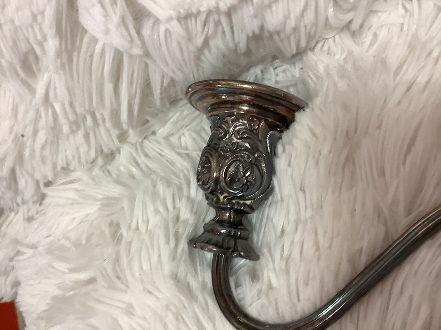 Mid 20th Century Silver Plate Wm. Rogers & Son 3 Arm Candle abrum 1915 image 3