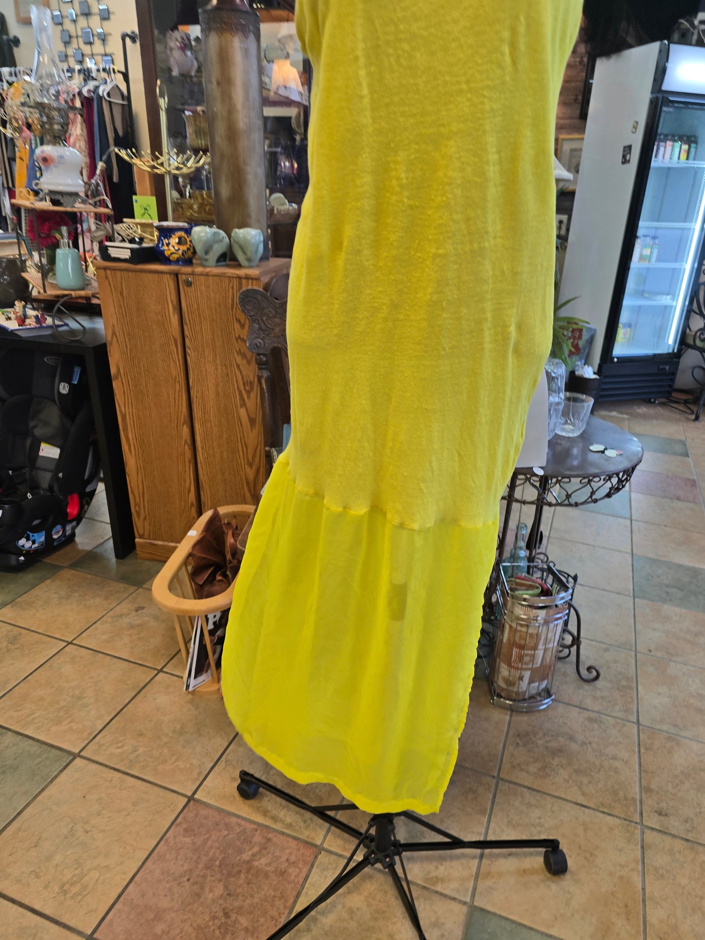 Yellow sun dress size Medium image 4