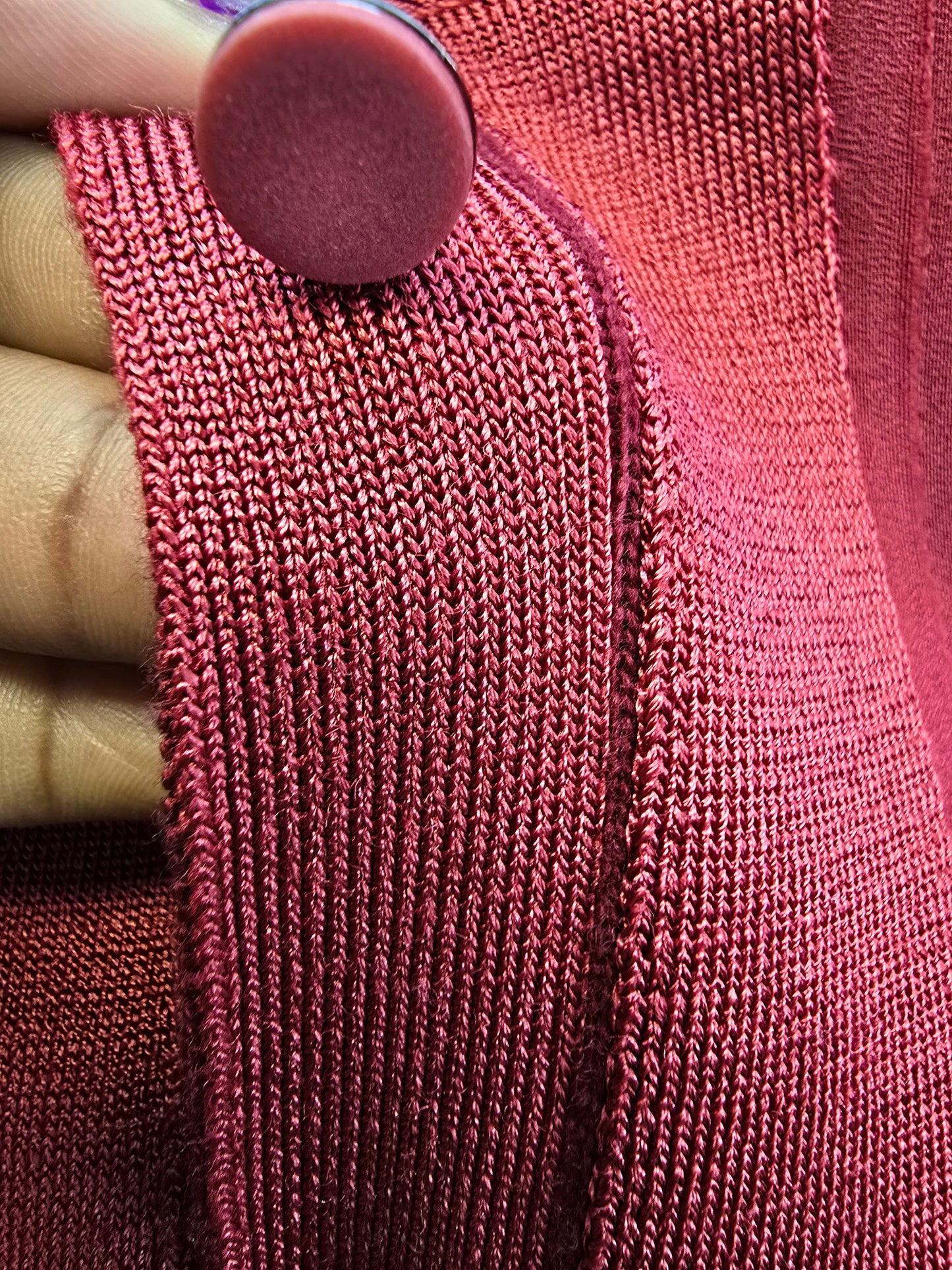Long sleeve red blouse M image 4