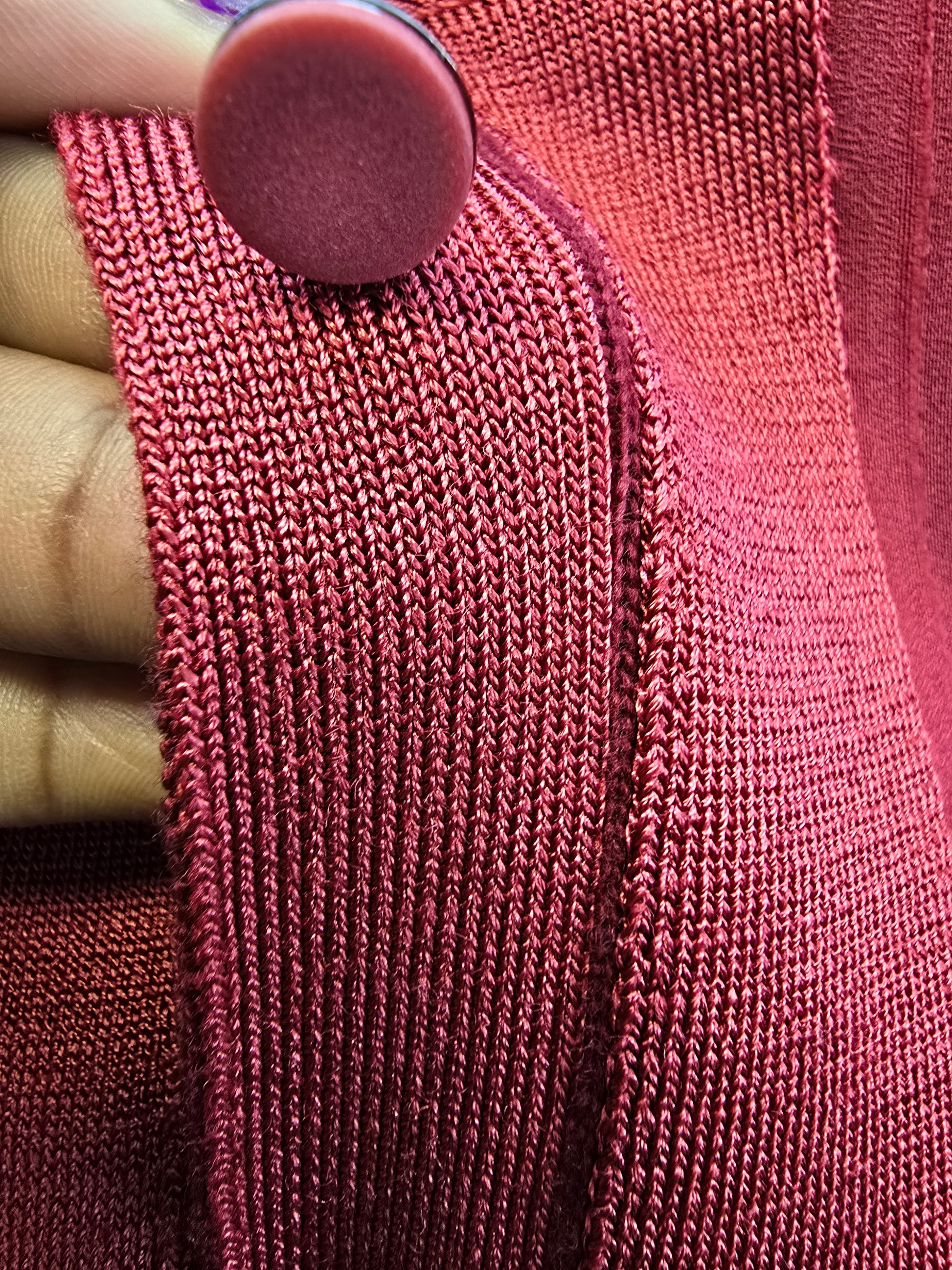 Long sleeve red blouse M image 4
