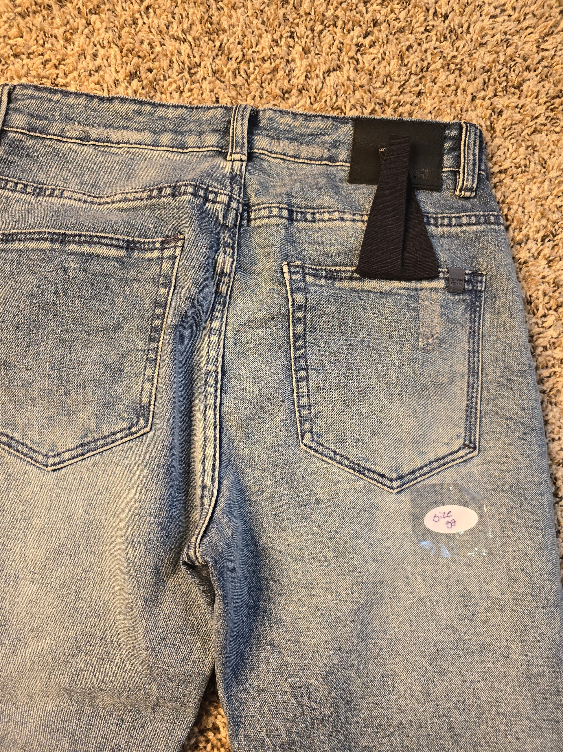 ZGY Denim Pipes Skinny Jeans – Men’s Size 32 image 9