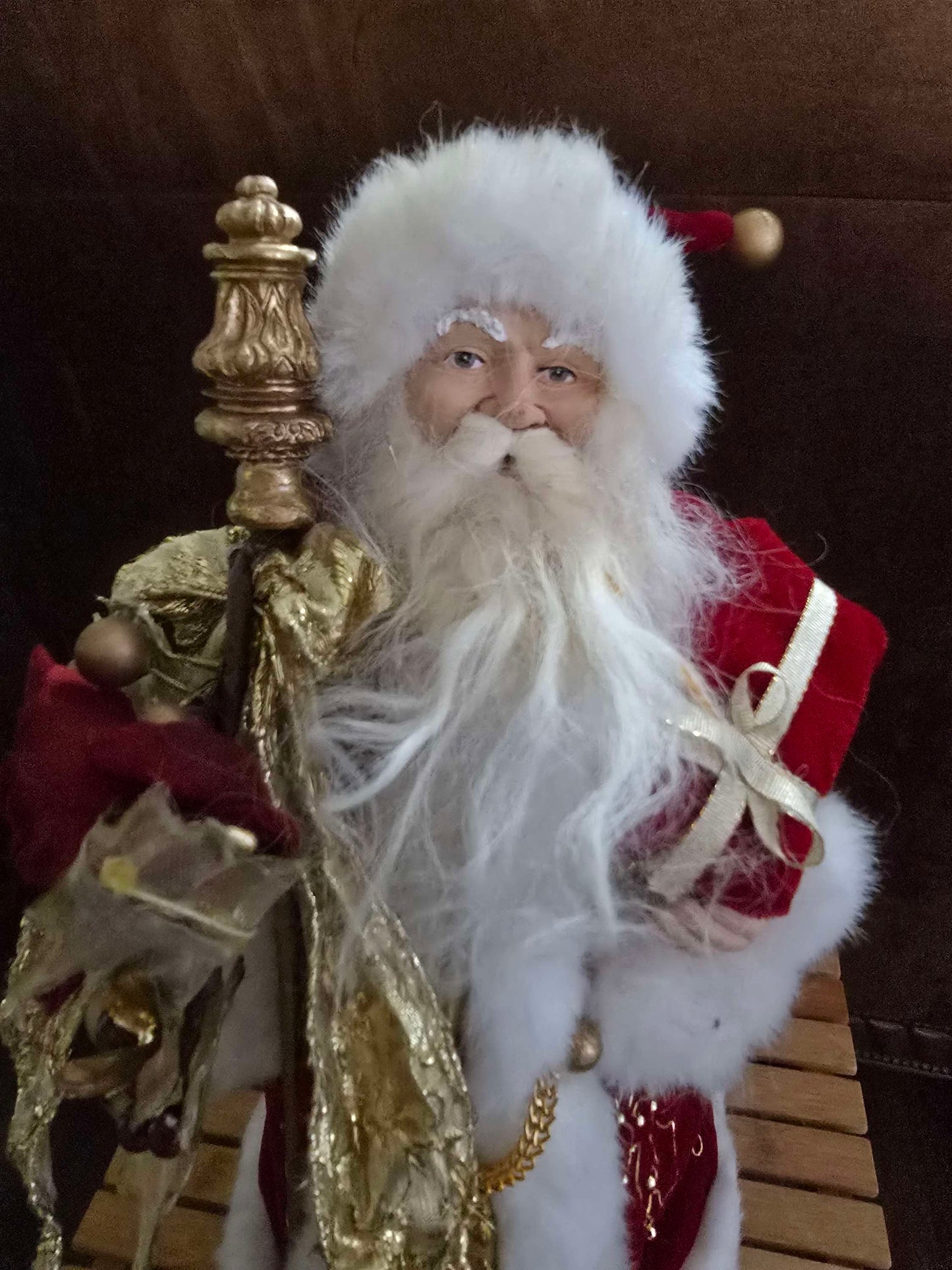 Santa tree topper 16inch image 2