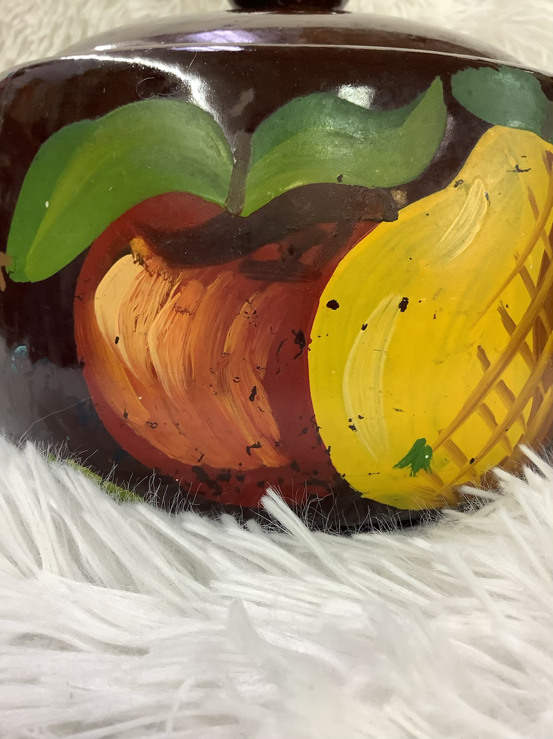 Brown fruit jar image 2