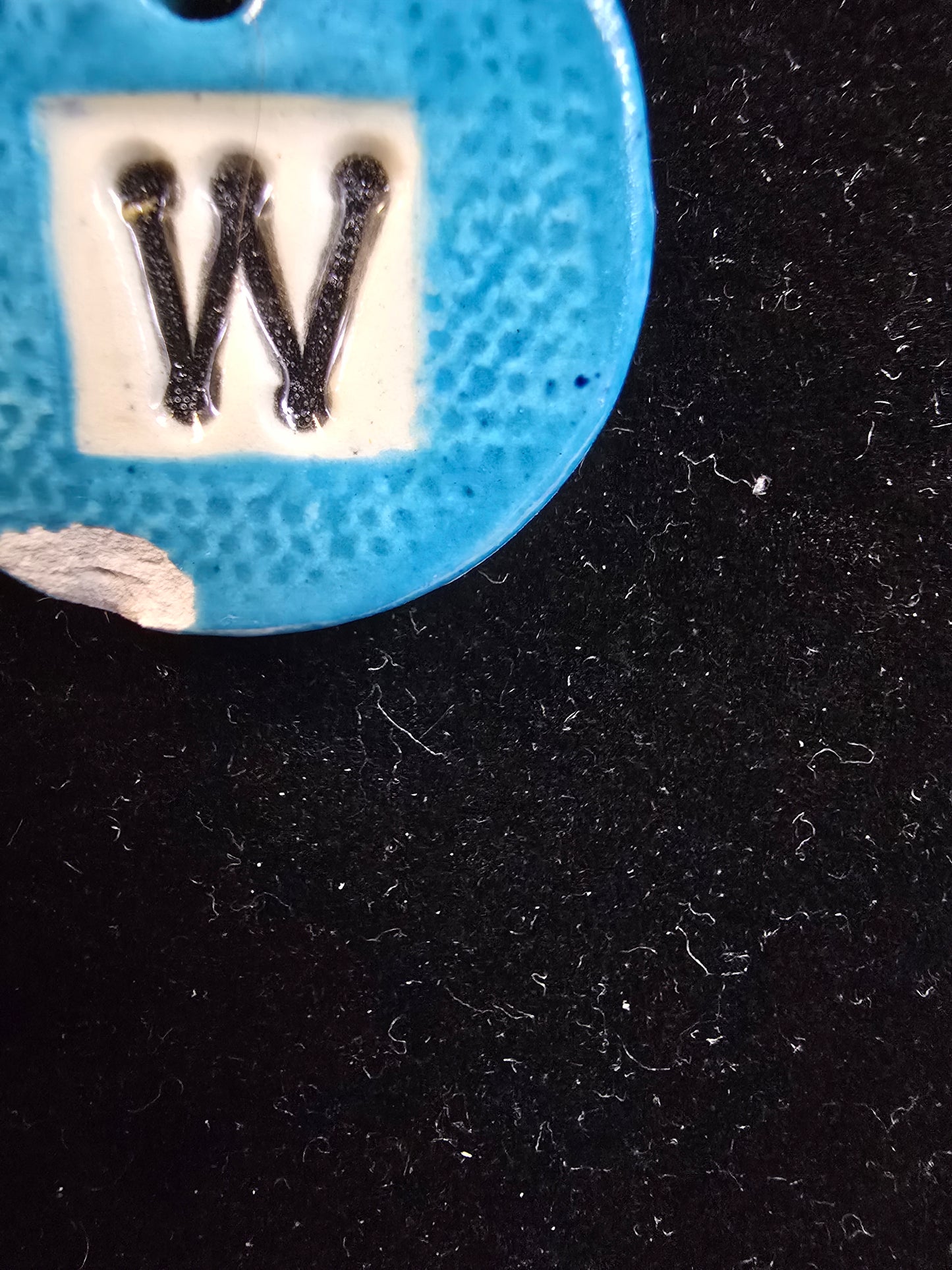 Stone and wax necklace  image 3