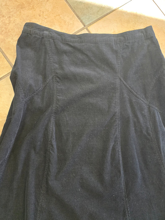 Corduroy ankle length skirt size 14 image 1