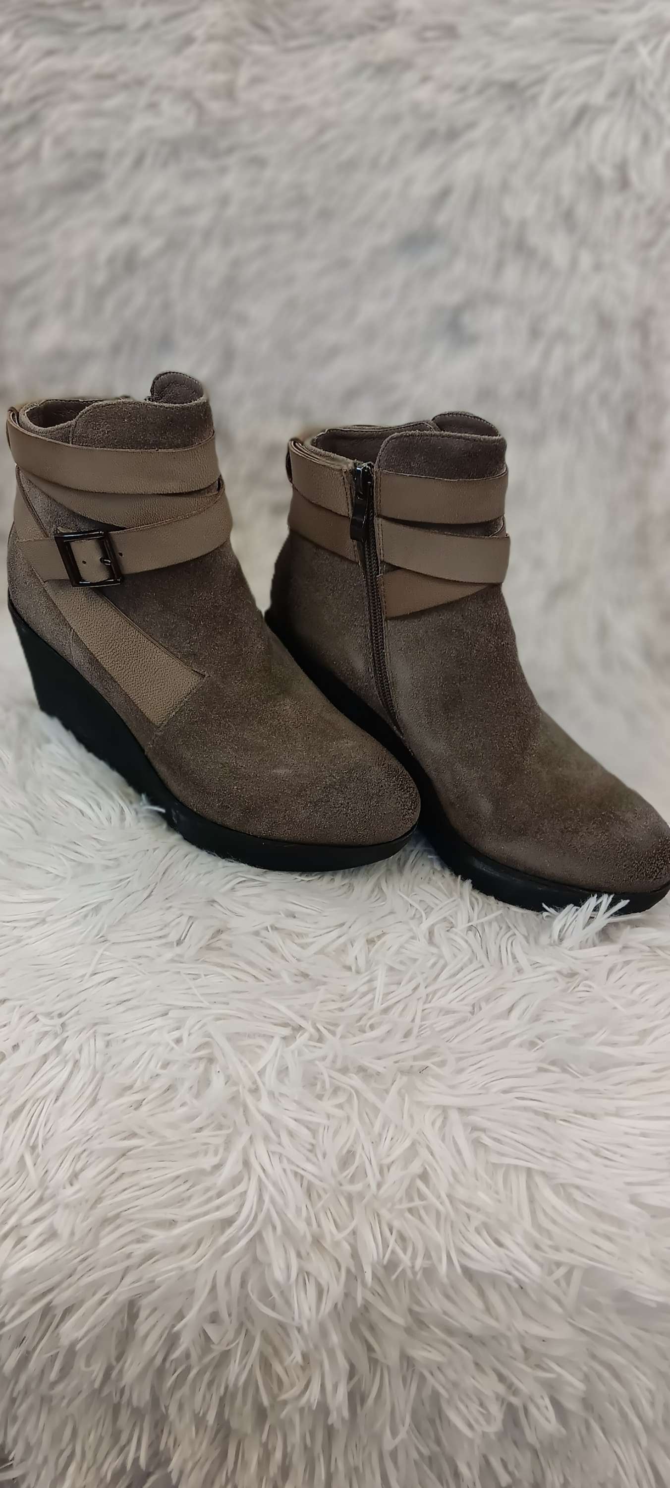 Atelope women wedged ankle boot image 2