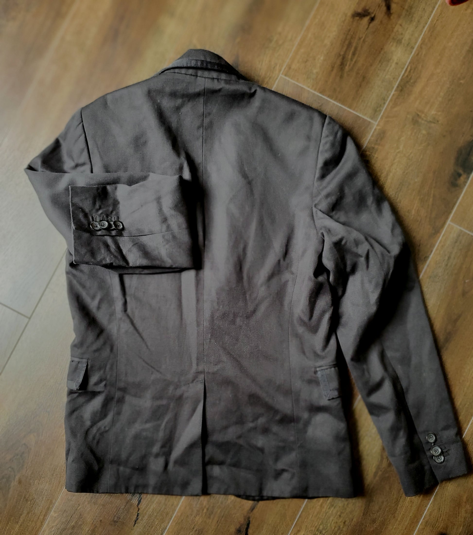Black Unisex guess jacket size small image 6