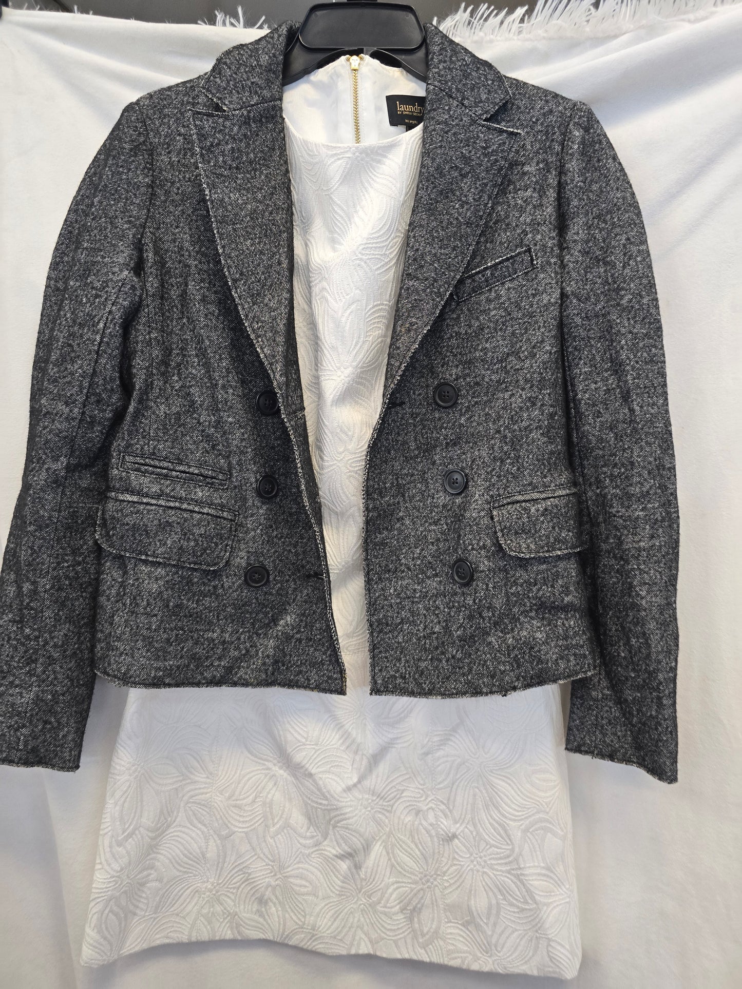 J crew gray blazer size 0 image 1