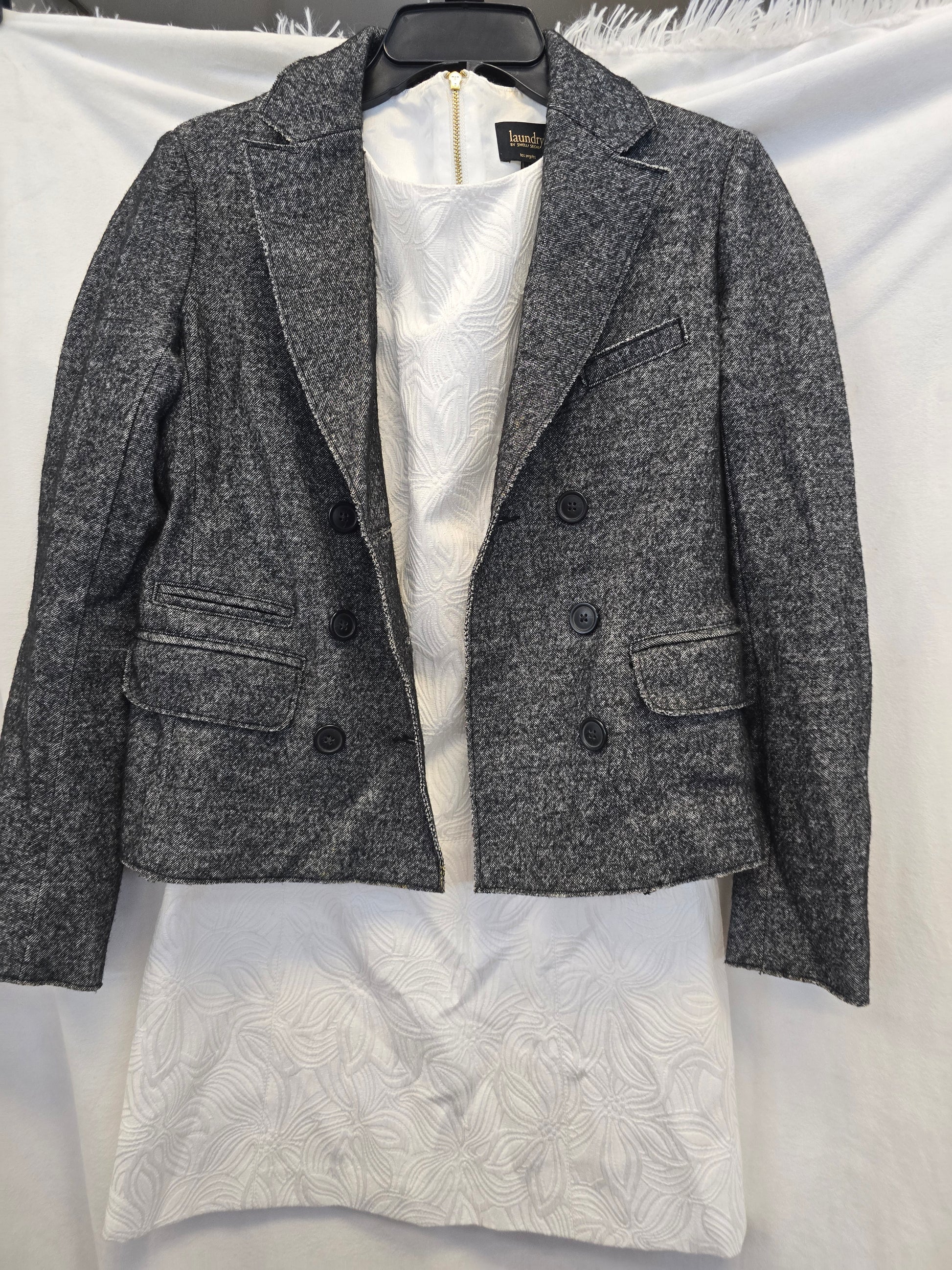 J crew gray blazer size 0 image 1