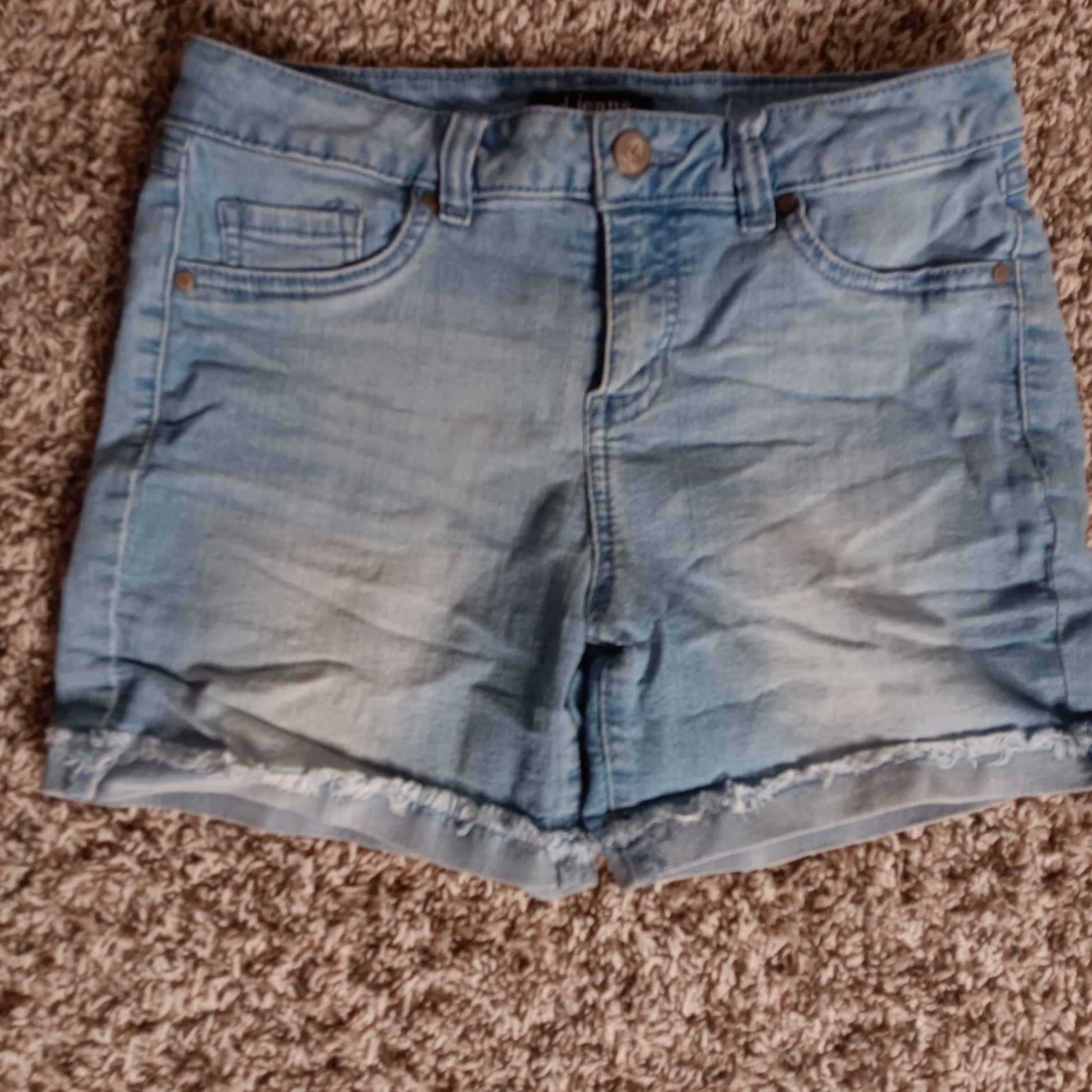 D.Jeans light wash denim shorts size 6 image 0