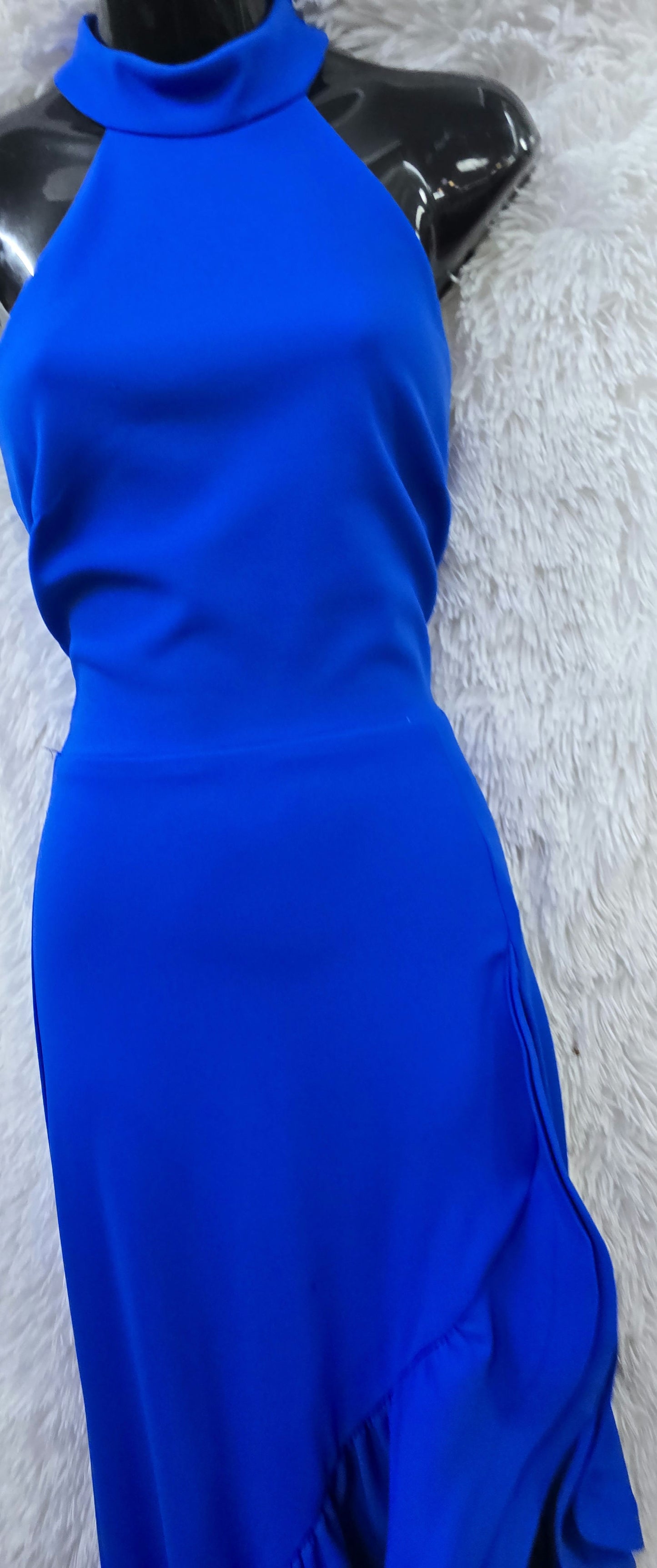 Cobalt blue long formal dress size 4 image 3