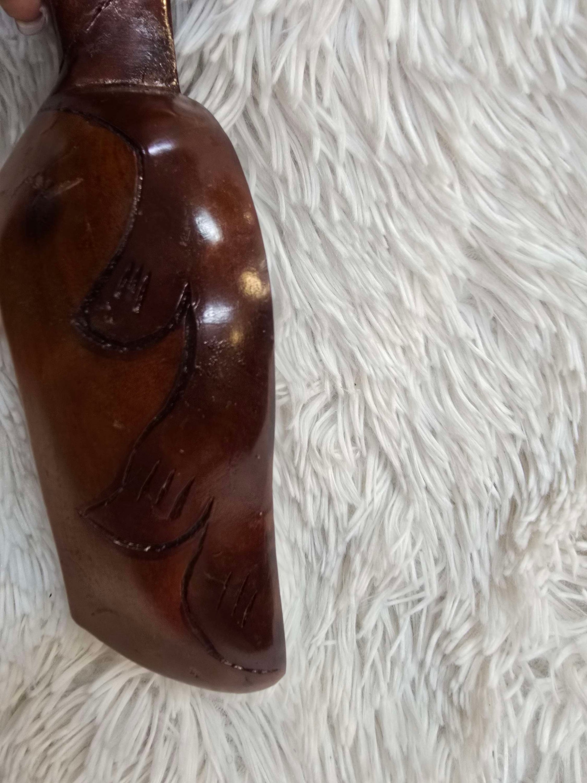 Hand carved wooden dish image 5