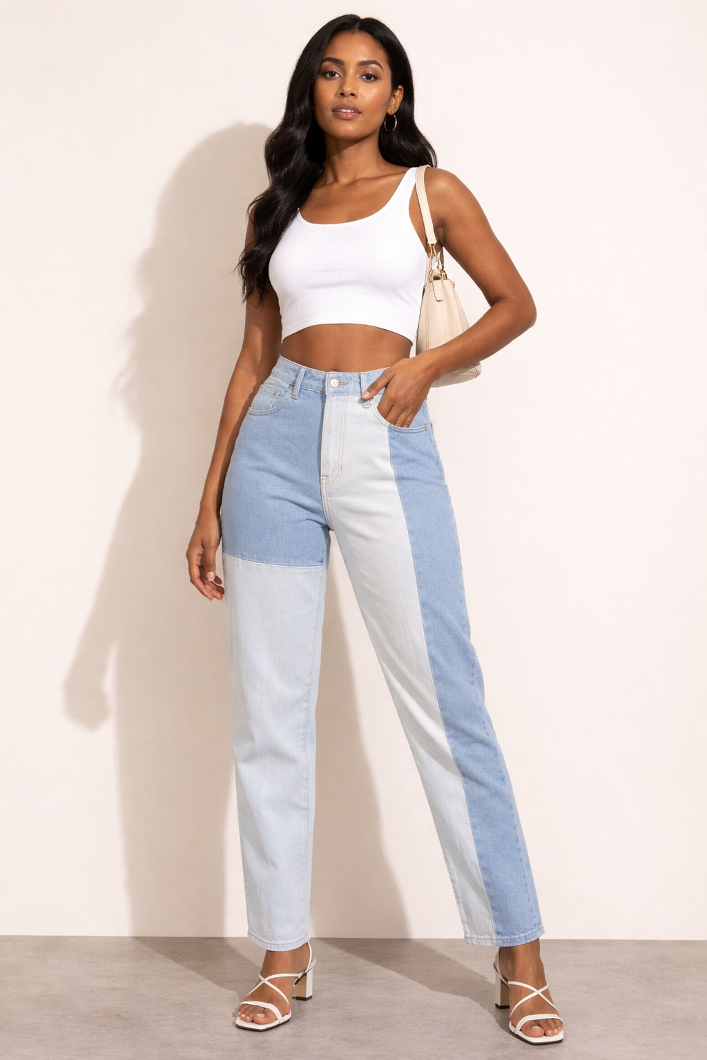 PacSun Patchwork Mom Jeans – Size 26 image 0