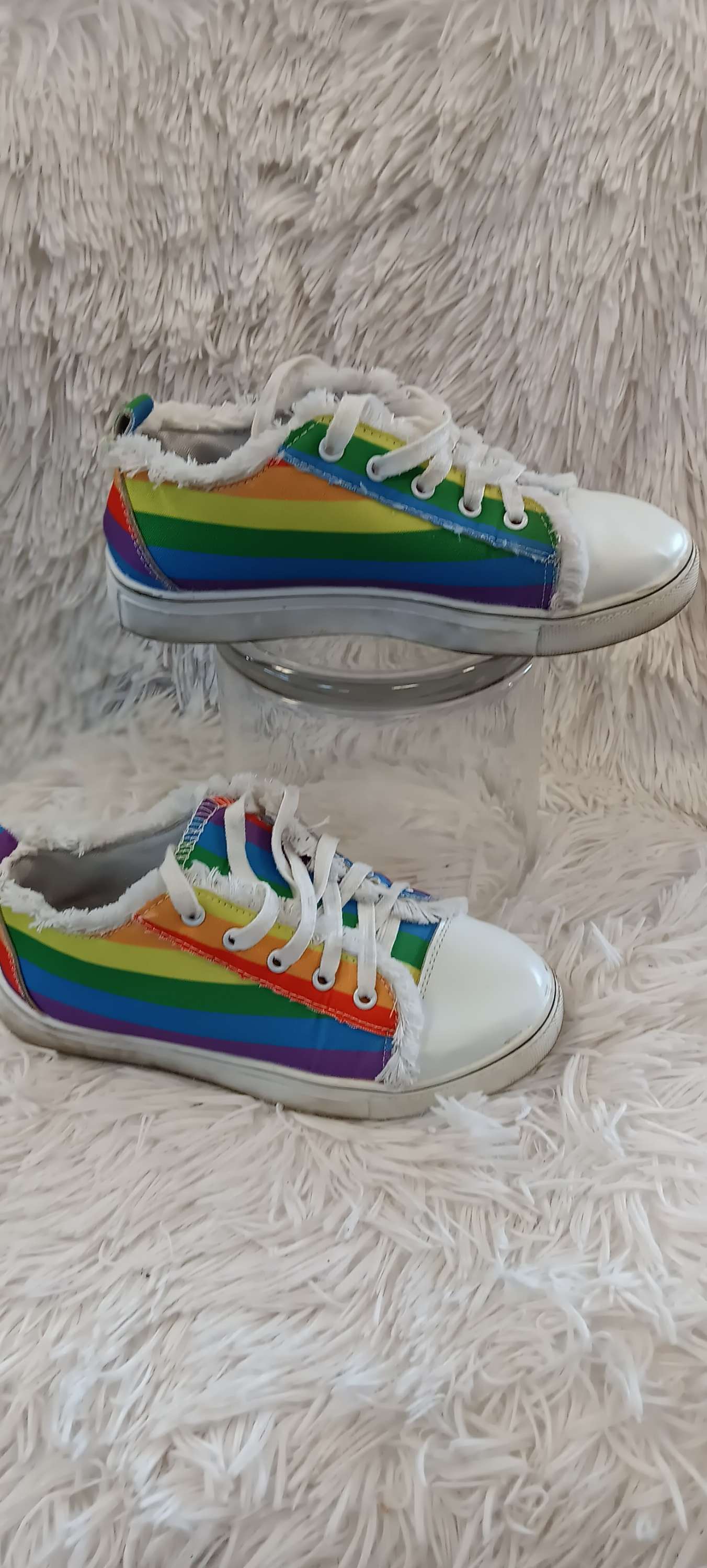 Rainbow shoes (sizes 36/us 6) image 0