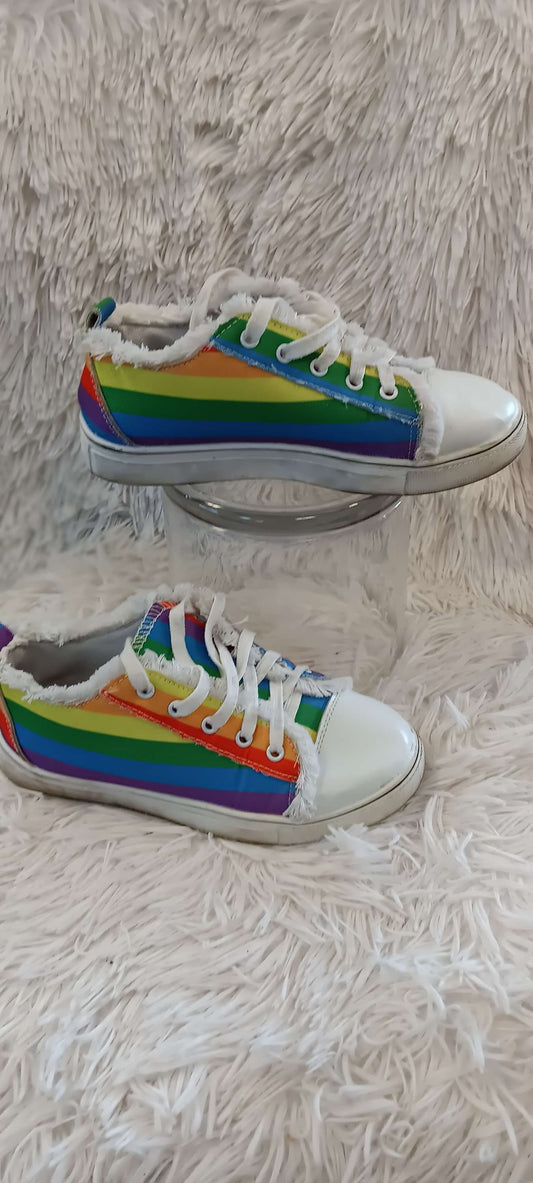 Rainbow shoes (sizes 36/us 6) image 0
